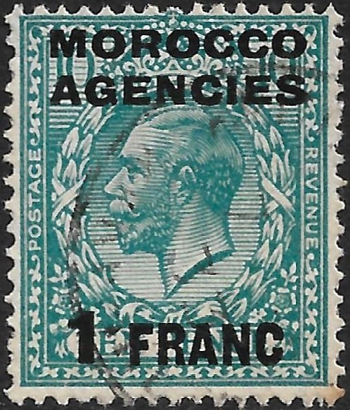 Great Britain -UK-Offices Abroad-Morocco Sc# 418 SG# 210 Used S/H Free w Another