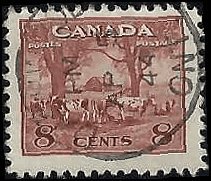 CANADA   #256 USED (5)