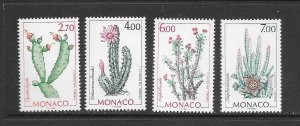 MONACO - CLEARANCE #2086-9 FLOWERING CACTI MNH