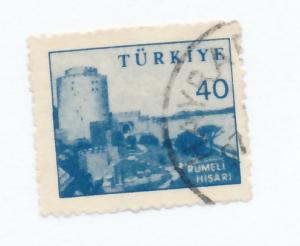 Turkey 1959 Scott 1449 used - 40k, Rumeli Hisari fortress