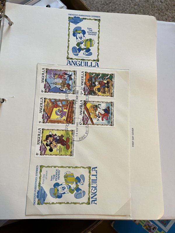 Anguilla 547-55 FDC