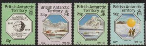 BRITISH ANTARCTIC TERR. SG159/62 1987 INTER NATIONAL GEOPHYSICAL YEAR MNH