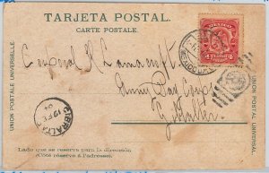 58644 - MEXICO - POSTAL HISTORY: POSTCARD to GIBRALTAR! 1904