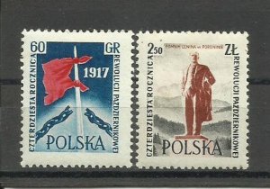 POLAND 1957- LENIN , MH