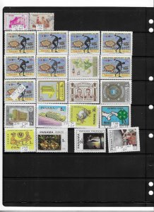 PANAMA COLLECTION ON STOCK SHEET MINT/USED