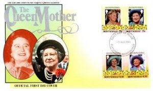 Royalty, Worldwide First Day Cover, Montserrat