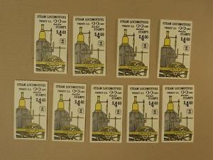 USPS Scott 2362-66 22c Steam Locomotives 9 Books 180 Stam...