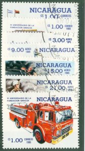 NICARAGUA 1477-83 USED CV $2.55 BIN $2.00