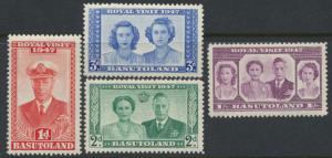 Basutoland SG 32 / 35 set  Mint light trace of hinge  - Royal Visit 