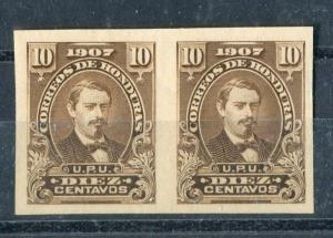 HONDURAS Rare Stamp - #123 Imperf Pair Mint, NH