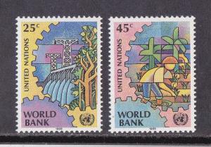 UN - NY # 546-547, World Bank, MNH, 1/2 Cat.