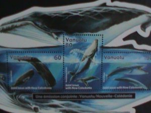 ​VANUATU-2001-SC#787a LOVELY BEAUTIFUL WALES SHAPE CUT  MNH S/S VERY FINE-