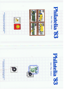 PHILATELIA 83 BOOKLET