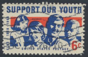  USA Sc# 1342  Used  Support our Youth  1968  see details  / scans