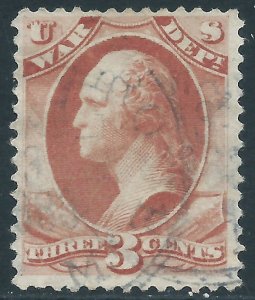 U.S., Sc #O85, 3c Used