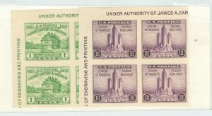 United States #730a-731a  Single (Complete Set)