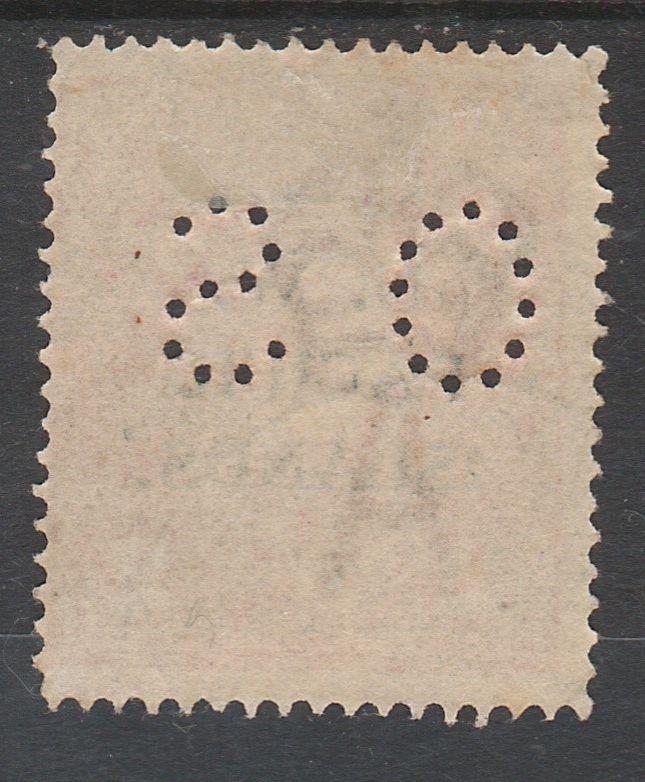 NWPI NEW GUINEA 1919 KGV OS 2D ORANGE USED 