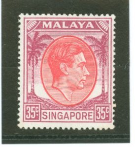 Singapore #15 Mint (NH) Single