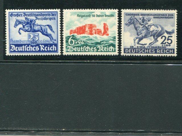 Germany #B172, B176, B204 Mint VF NH -   LSP