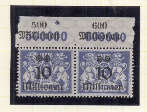 Germany Danzig 1920s Issue Fine Mint Hinged 10M. Optd Surcharged NW-227197