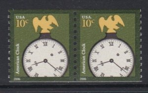 3762 American Clock Coil Pair MNH