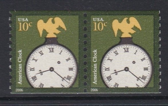 3762 American Clock Coil Pair MNH