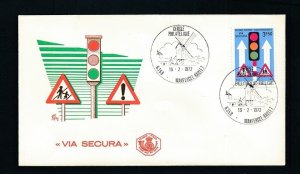 D455908 Belgium FDC Road Safety 1972
