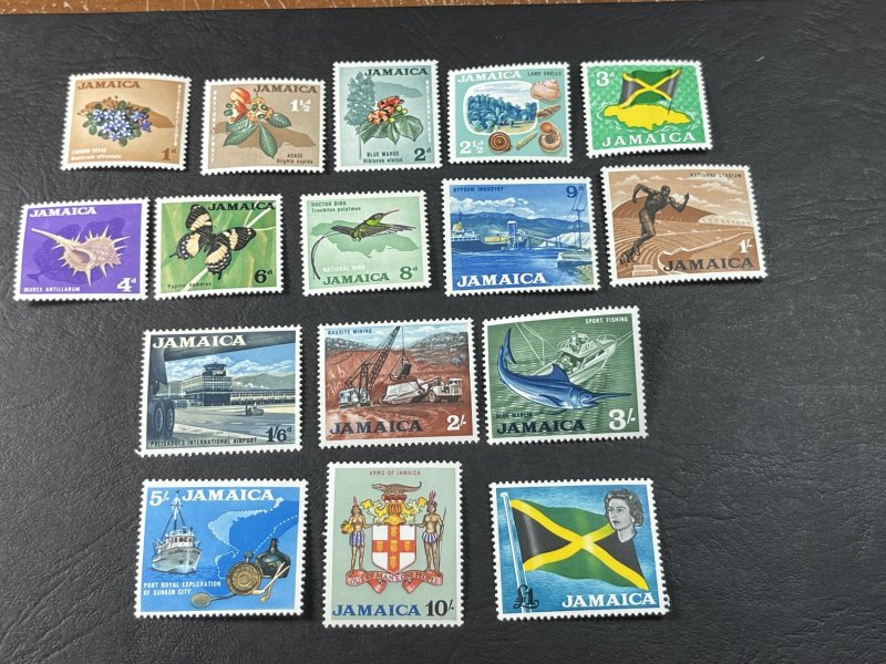 JAMAICA # 217-232-MINT/HINGED-----COMPLETE SET------1964