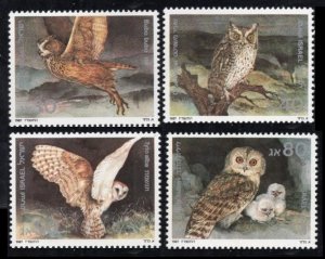 1987 Israel 1052-1055 Biblical birds, Owls 8,00 €