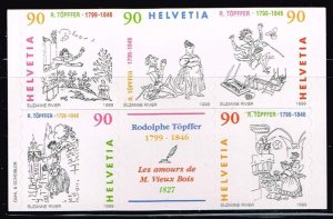 Switzerland 1999,#1047a MNH, booklet pane