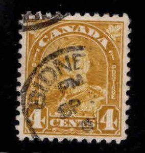 CANADA Scott 168 Used 4c KEV in Admiral uniform