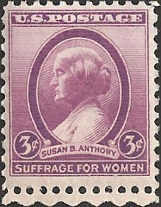 # 784 MNH - SCV-0.25 - SUSAN B. ANTHONY