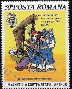 1985 Romania   Disney Characters  SC# 3333  Used