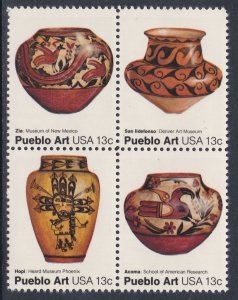 1709a Pueblo Pottery MNH