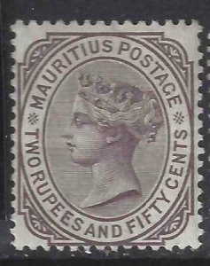 Mauritius 1880 SC 67 MLH