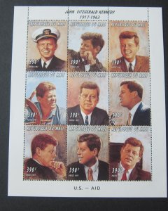 Mali 1997 Sc 890 John F Kennedy set MNH