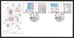 Hong Kong 2010 Redevelopment of Old Areas Stamps Set on FDC