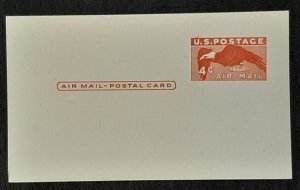 US Scott # uxc1; 4c Airmail postal Card,1949; Mint, unused condition