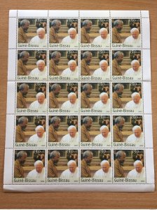 2003 Guinea-Bissau Mi. 2614 Pope Pope Pope John Paul II John Paul II RARE!-