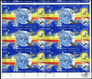 1919a, MNH Scarce Miscut Error 18¢ Space Sheet Shows Gutter at Top- Stuart Katz