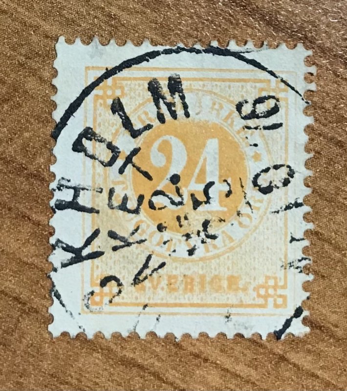 Sweden Scott #24 F/VF SON CDS (Facit #24)