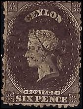 CEYLON   #20A USED (1)