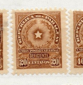 Paraguay 1913 Early Issue Fine Mint Hinged 20c. NW-175639