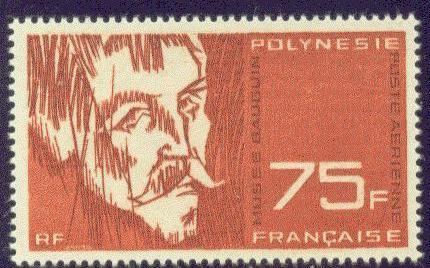 FR.POLYNESIA C 36 MNH 1965 Gauguin Museum Opening CV $22.50