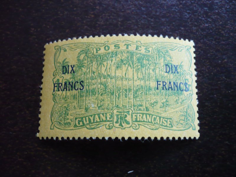 Stamps - French Guiana - Scott# 98 - Mint Hinged Part Set of 1 Stamp