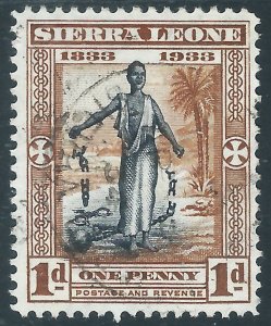 Sierra Leone, Sc #154, 1d Used
