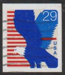 SC# 2598 - (29c) - Eagle, die cut, used single off paper