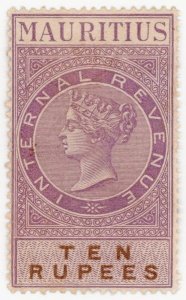 (I.B) Mauritius Revenue : Internal Revenue 10R (1879)