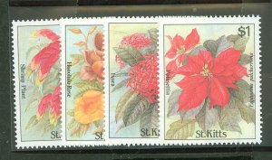 St. Kitts #219-22 Mint (NH) Single (Complete Set)