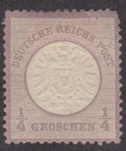 Germany # 14, Hinged, Thinned, Ten % Cat